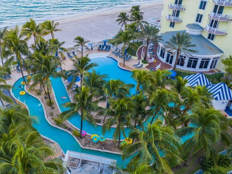 Family Resorts In Florida With A Water Park on Beach.