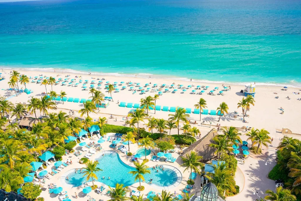 Family Resorts In Florida With A Water Park on Beach.