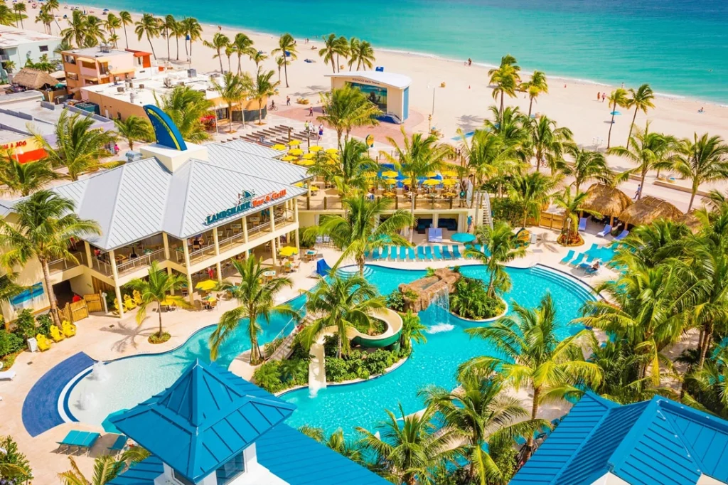 Family Resorts In Florida With A Water Park on Beach.