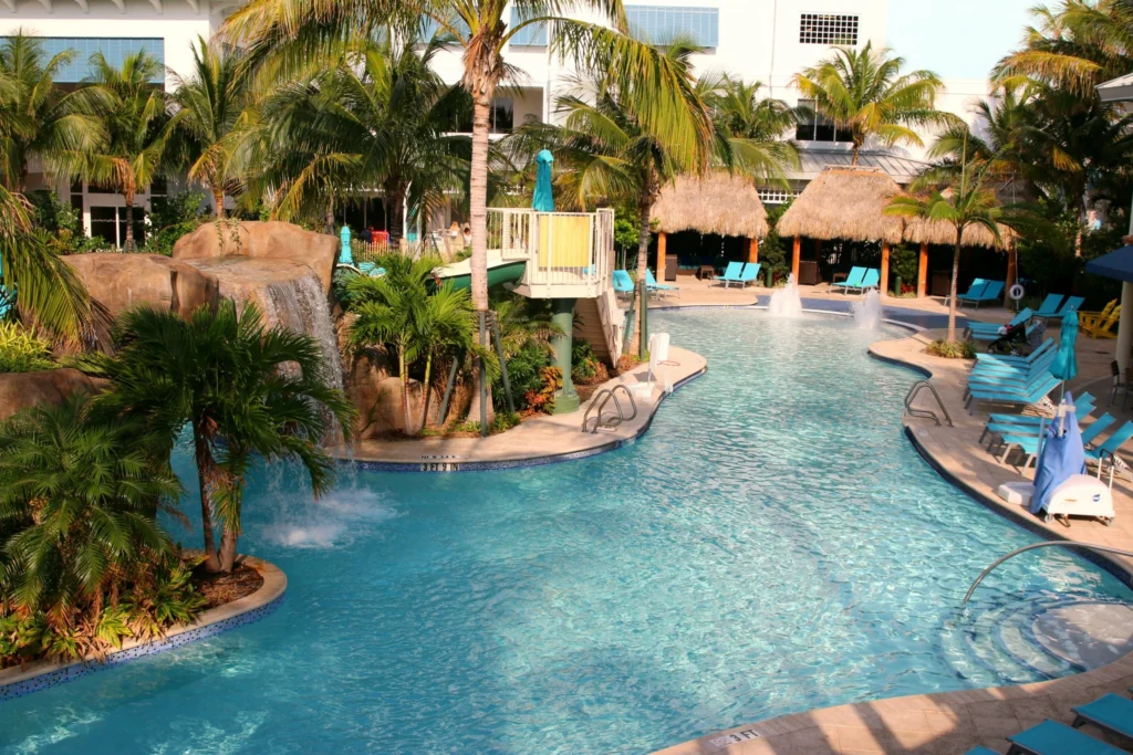Family Resorts In Florida With A Water Park on Beach.
